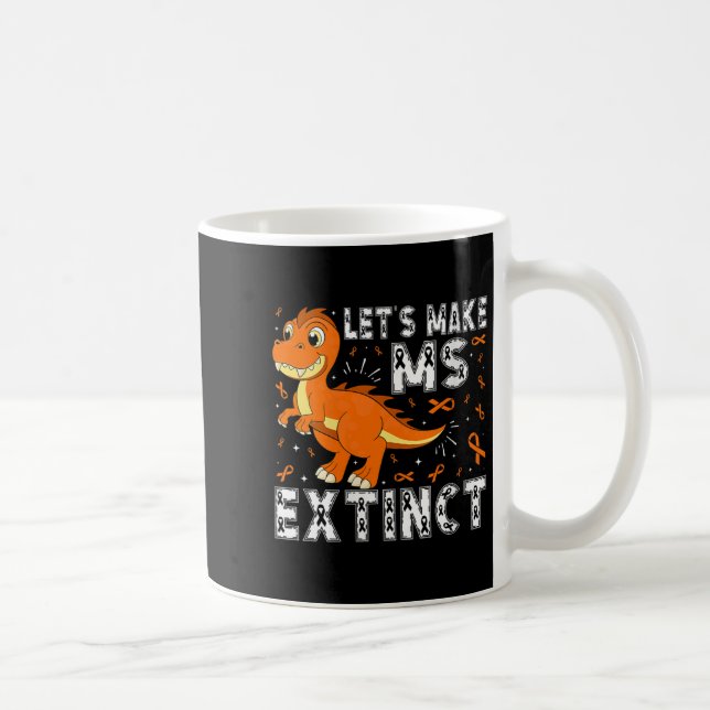Taza De Café Mujeres hagamos conciencia a la Sra. Extinct Dinos (Derecha)