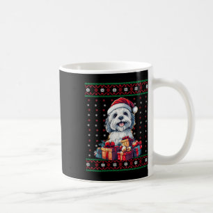 Taza De Café Mujeres Havanesas Santa Hat Perro Amante de Navida