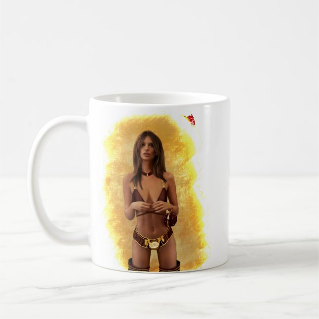 Taza De Café Mujeres Hombres Emily Ratajkowski En Ferrero Roche (Izquierda)
