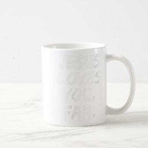 Taza De Café Mujeres Jesús te ama Fam Christian Believer Fait