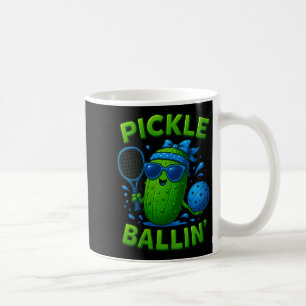 Taza De Café Mujeres jugando pickle ball, bonito pickle ball, d