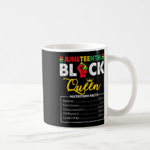 Taza De Café Mujeres Junetdecis Reina de África Negra Nutrición