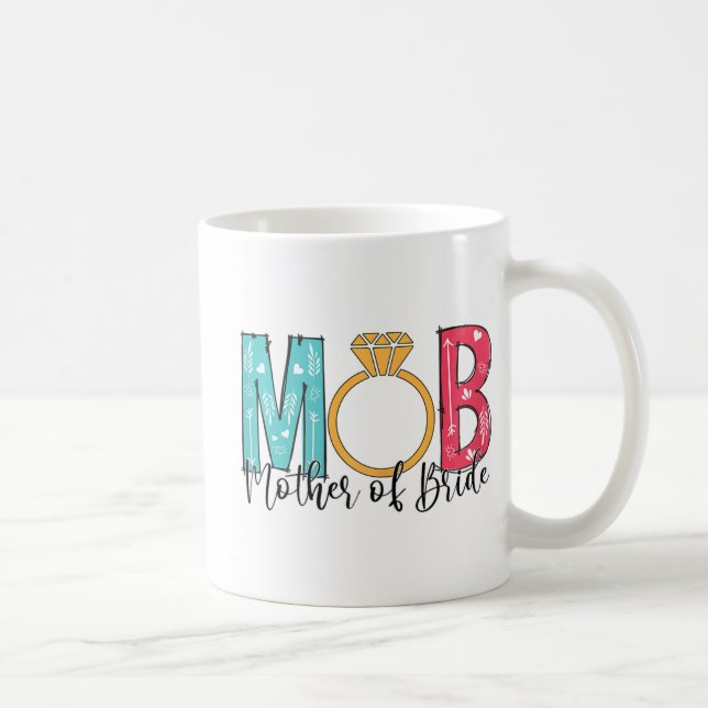 Taza De Café Mujeres Madre De La Novia Mob Mog Despedida De Sol (Derecha)