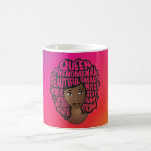 Taza De Café Mujeres motivadoras, arcoiris