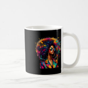 Taza De Café Mujeres negras Melanin Reina fuerte golpiza africa