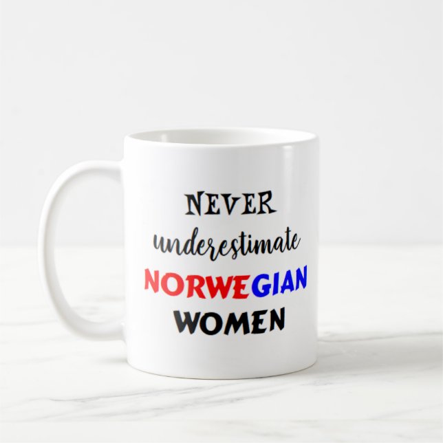 Taza De Café mujeres noruegas café mug (Izquierda)