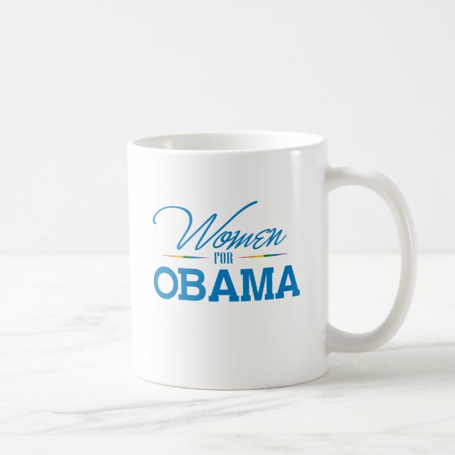 Taza De Café Mujeres para Obama (Derecha)