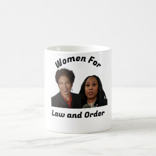 Taza De Café Mujeres por la ley y el orden Fani y Tanya Coffee