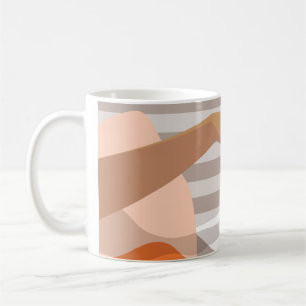 Taza De Café Mujeres presionando con la mano el botón de snooze