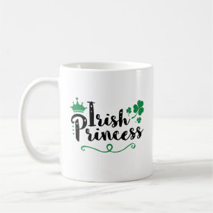 Taza De Café Mujeres princesas irlandesas sembraron el guión de