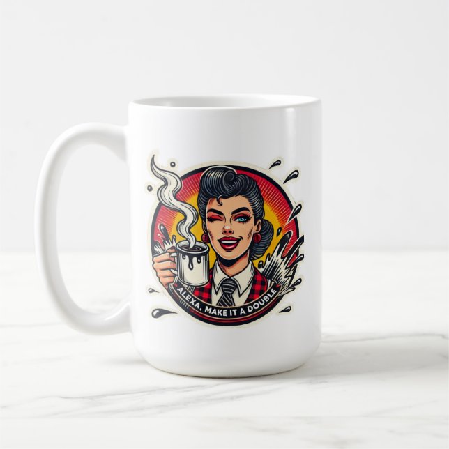 Taza De Café Mujeres que aman beber café en cualquier momento d (Izquierda)