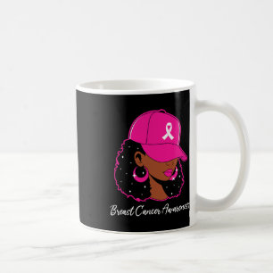 Taza De Café Mujeres Rosa Conciencia del Cáncer de Mama Guerrer
