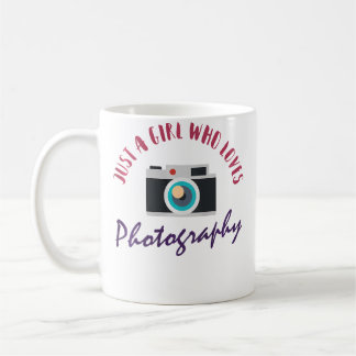 Taza De Café Mujeres Solo Una Chica Que Ama La Fotografía Lind