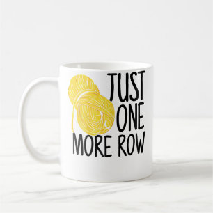 Taza De Café Mujeres Solo Una Fila Más Lana De Punto Ganchillo