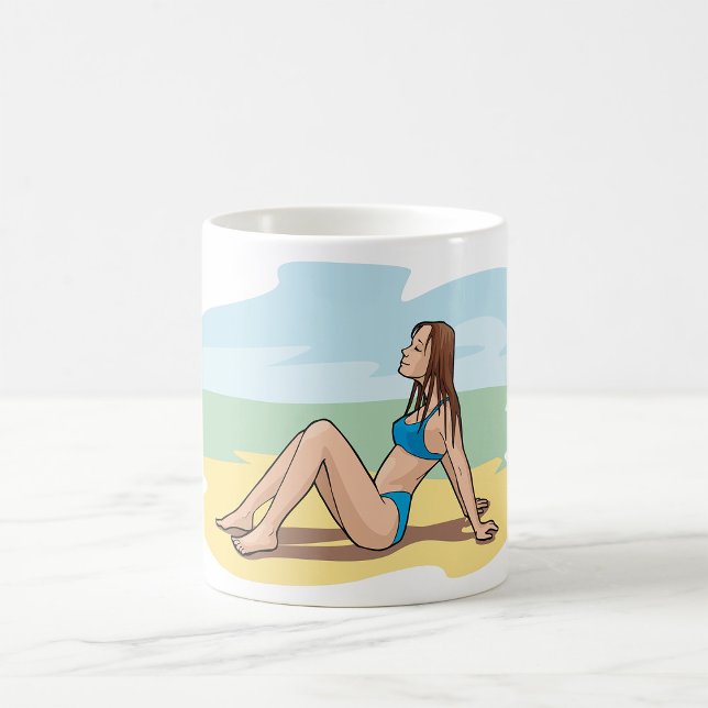 Taza De Café Mujeres Sunbathing (Subido por el creador)