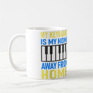 Taza De Café Mujeres tocando piano y teclados