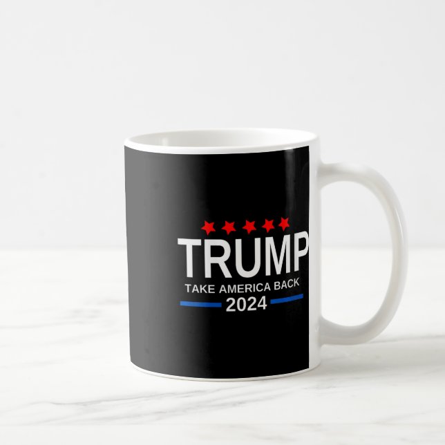 Taza De Café Mujeres Trump 2024 recuperan las elecciones en Est (Derecha)
