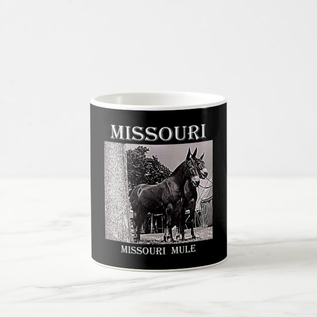 Taza De Café Mula de Missouri (Centro)
