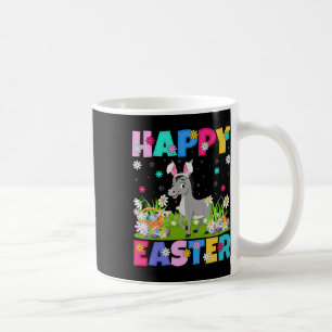 Taza De Café Mula Feliz búsqueda de huevos de Pascua Oreja de c