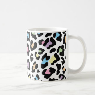 Taza De Café Múltiples colores de impresión de leopardo