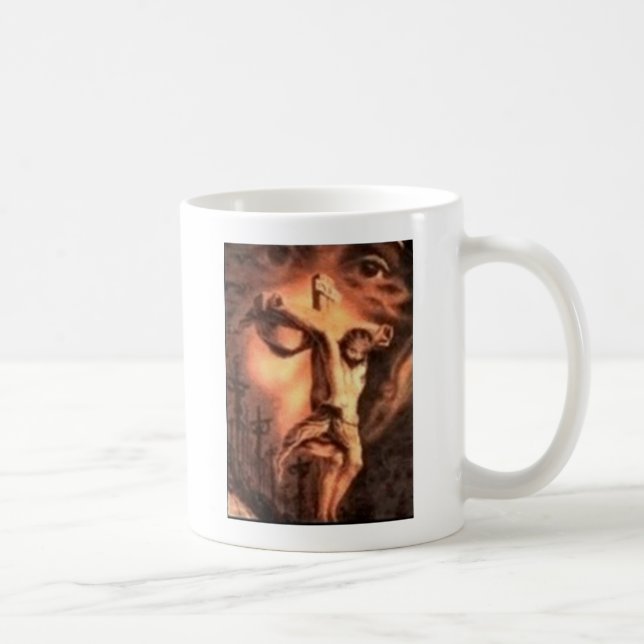 TAZA DE CAFÉ MÚLTIPLES ROSTROS DE JESÚS (Derecha)