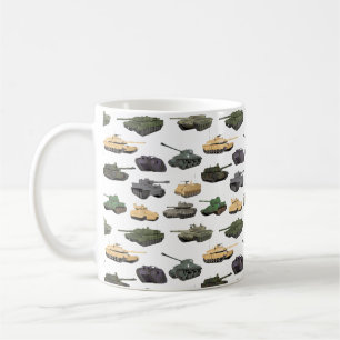 Taza De Café Múltiples tanques de batalla