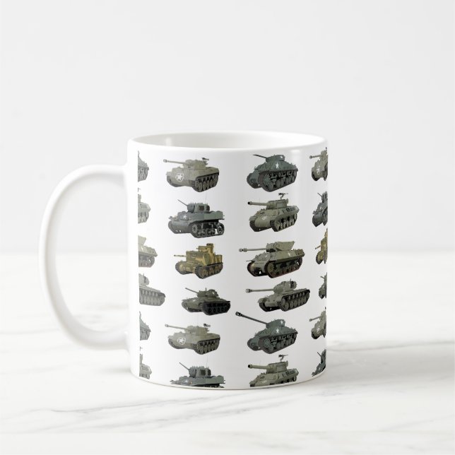 Taza De Café Múltiples tanques estadounidenses para la Segunda  (Izquierda)