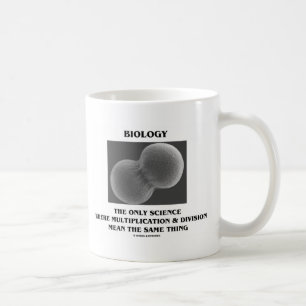 Taza De Café Multiplicación de la división de ciencia de la
