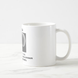 Taza De Café Multiplicación de la división de ciencia de la