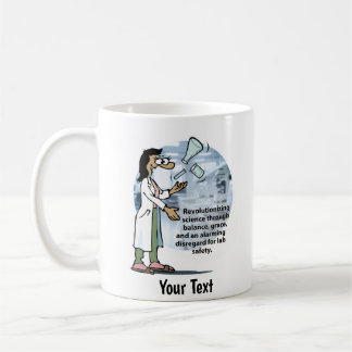 Taza De Café Multitarea en la vida de laboratorio