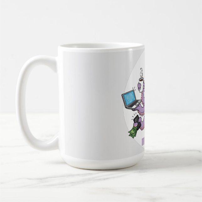 Taza De Café Multitasker – Funny Chaotic Octopus Dark Humor  (Izquierda)