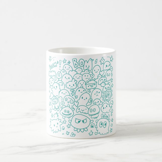 Taza De Café Multitud de Kawaii (Centro)