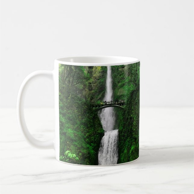 Taza De Café Multnomah Falls #2 Mug (Izquierda)