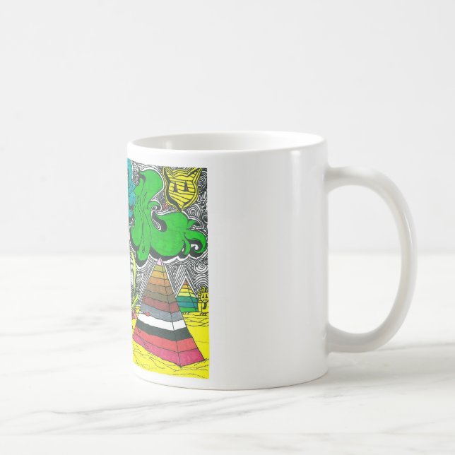 Taza De Café Mummias de corte porcentual (Derecha)