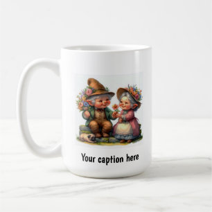 Taza De Café Munchkins de personas de edad avanzada adorables c