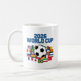 Taza De Café Mundial 2026 ⚽ – Diseño de Celebración de Fanático