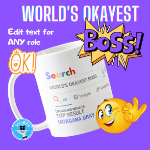 Taza De Café MUNDO BUENO BOSS Funny Top Search Result Coffee