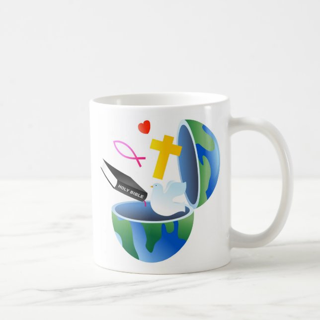 Taza De Café Mundo cristiano (Derecha)