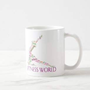 Taza De Café Mundo de fitness