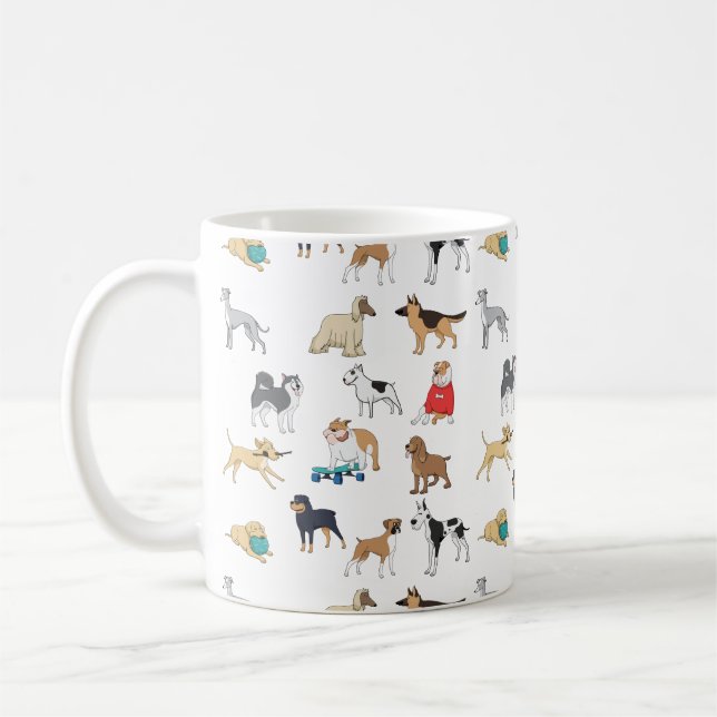 Taza De Café Mundo De Los Perros (Izquierda)