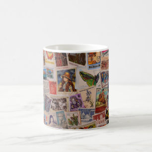 Taza De Café Mundo de sellos - Café mug