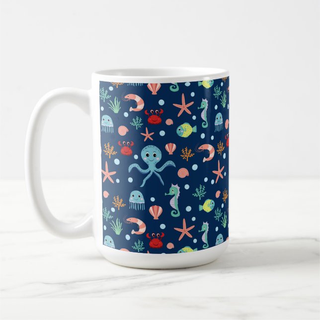 Taza De Café Mundo del Mar (Izquierda)