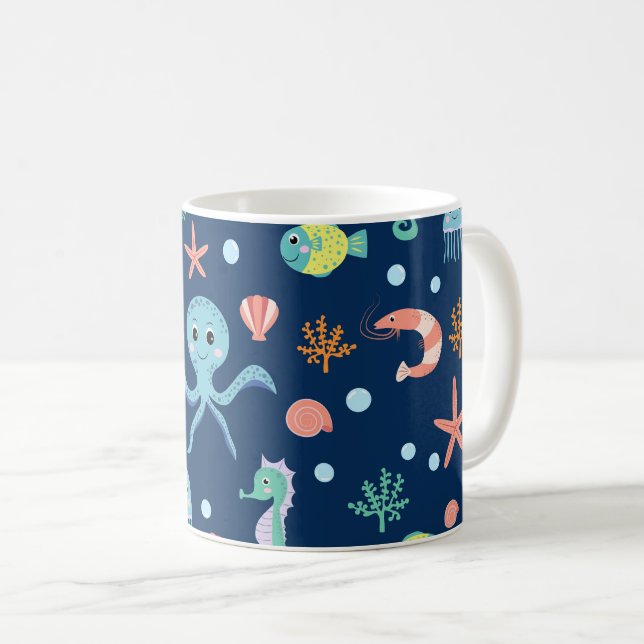 Taza De Café Mundo del Mar (Anverso derecho)