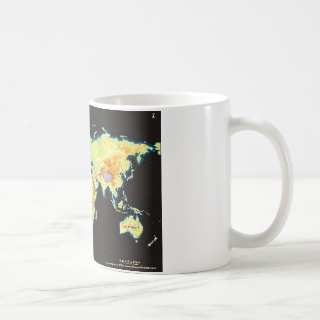 Taza De Café mundo map-2 (Derecha)