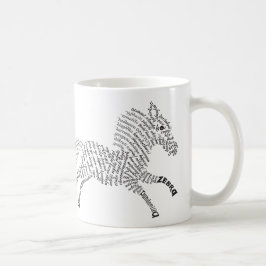 Taza De Café Mundo Mundial Zebra Mug