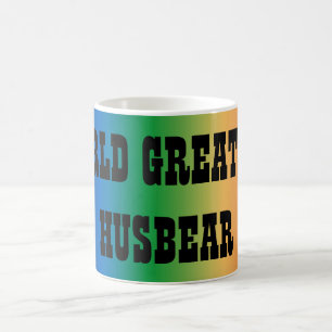 TAZA DE CAFÉ MUNDO OSO GAY MEJOR OSO CACHORRO DE HUSBAND