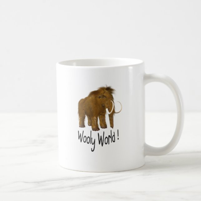 Taza De Café "Mundo Wooly" Mamut Wooly (Derecha)