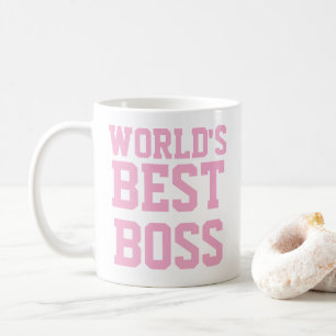 Taza De Café Mundos divertidos mejor jefe