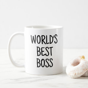 Taza De Café Mundos divertidos mejor jefe