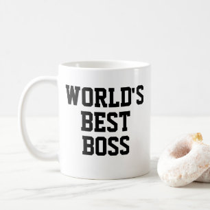 Taza De Café Mundos divertidos mejor jefe